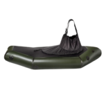packraft Compact z pokładem zielony